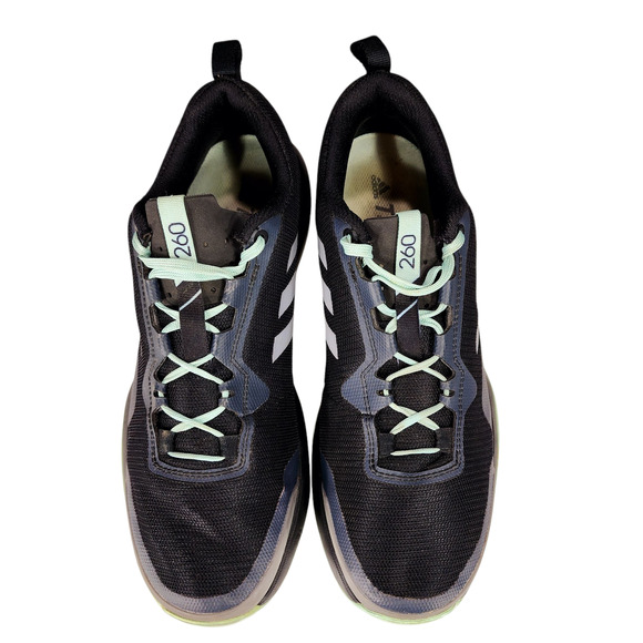 Adidas sz 10.5 Terrex 260 Continental Sneakers‎ Women Running Shoes 23M001 Black - Picture 9 of 12